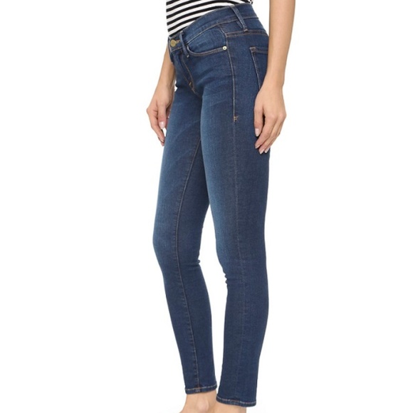frame denim skinny de jeanne